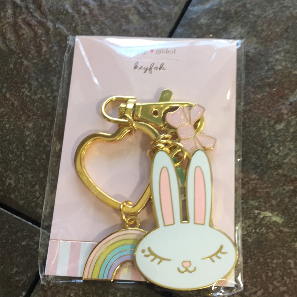 Simply Gilded Juniper keychain Good Luck Charm